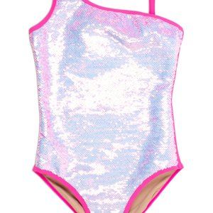 Shade Critters Flippable Sequins Pink Swimsuit 6